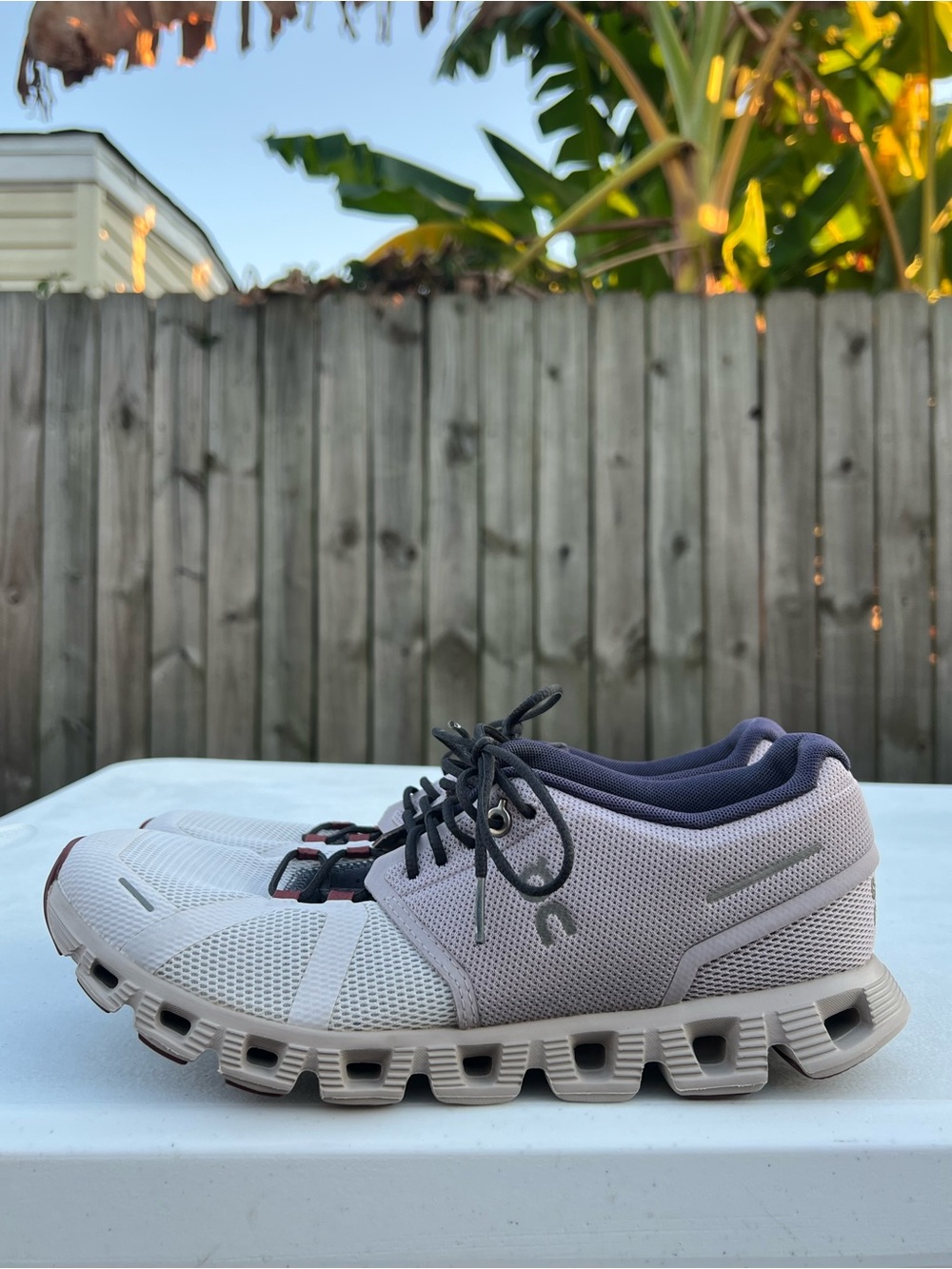 Women’s Light Gray Athletic Running Shoes - Neutral Performance size 10